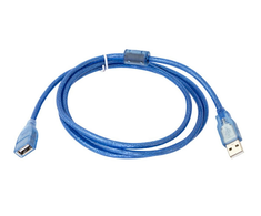 Gembird Fusion USB 2.0 ilgintuvas 1,3 m su ferito žiedu (mėlynas)