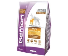 Gemon mini puppy visavertis pašaras jauniems šuniukams su vištiena ir ryžiais 3kg