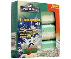 „General_Fres“ tualetinis dubuo „General Fresh“, 3 x 40 g