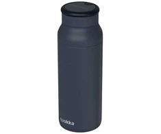 Gertuvė Quokka Echo - 690 ml Stainless Steel Bottle with Silicone Handle (Juodas)