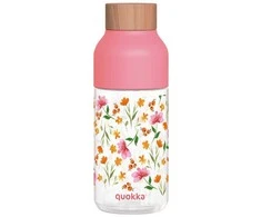 Gertuvė Quokka Ice - Ecozen Vanduo Bottle 570 ml (Rožinė Flowers)