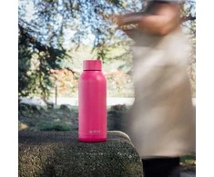 „Quokka Solid“ nerūdijančio plieno termo butelis 510 ml (aviečių rausva)