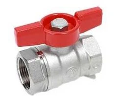 Giacomini Vandens ventilis R251D, ¾”, vidinis sriegis, trumpa rankena