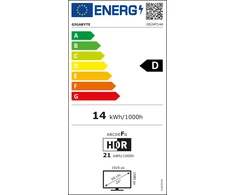 „GIGABYTE GS24F14A“, 23,8 colio „Full HD“ žaidimų monitorius, 175 Hz, IPS panelė, adaptyvi sinchronizacija