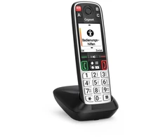 GIS Gigaset EASY 500 Analoginio ryšio / DECT telefonas Skambintojo ID Juoda, Sidabras