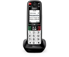 GIS Gigaset EASY 500HX Analoginio ryšio / DECT telefonas Skambintojo ID Juoda, Sidabras