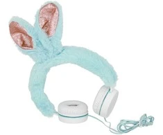 Oem GJBY ausinės – Plush RABBIT mėlynos spalvos