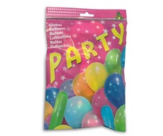 Globolandia Balionų rinkinys ovalūs/lankstomi, įvairių spalvų, 80 vnt.
