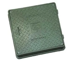 Gm Plasta Gm_Plasta Kvadratinis kanalizacijos liukas, 650x650 mm A15 žalias