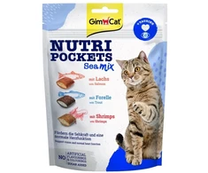 GMC GIMCAT Nutri Pockets Sea mix – skanėstas katei – 150g