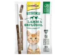 GMC GIMCAT Sticks Lamb and polutry – skanėstas katėms – 4pcs