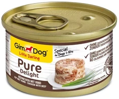 GMC GIMDOG Little Darling Pure Delight vištiena with jautiena – drėgnas ėdalas šunims – 85g