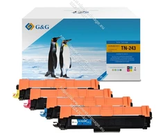 GNG G&G 16019 tonerio kasetė 4 vnt Derantis Juoda, Žydras, Rausvai raudona, Geltona