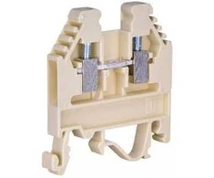 Gnybtas ETI DIN, 4 mm², 2 viet., 32 A, rudas