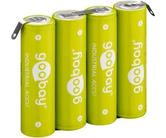 Goobay Akumuliatorius NiMh 4.8V 2100mAh su lituojamais išvadais 4x HR6 (AA)
