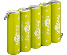 Goobay Akumuliatorius NiMh 6V 2100mAh su lituojamais išvadais 5x HR6 (AA)