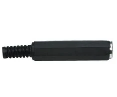 Goobay Lizdas 6.35mm stereo plastikinis