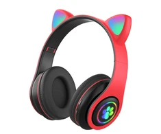 GoodBuy Paws belaidės ausinės vaikams | bluetooth 5.0 raudona