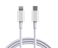 Goodbuy Lightning -> USB -C kabelis 18W | 200 cm balta