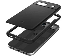 Spigen Thin Fit – dėklas skirtas Google Pixel 8A Juodas