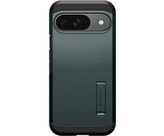 Spigen Tough Armor – dėklas skirtas Google Pixel 9 / 9 Pro Abyss Žalias