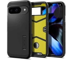 Spigen Tough Armor – dėklas skirtas Google Pixel 9 / 9 Pro Juodas