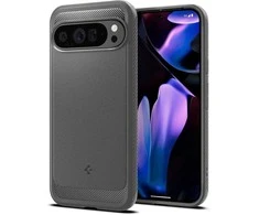 Google Pixel 9 PRO XL Spigen Rugged Armor Marble dėklas telefonui pilkos spalvos