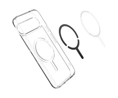 Spigen Ultra Hybrid OneTap Ring MagSafe – dėklas skirtas Google Pixel 9 Pro XL Baltas