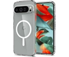 Spigen Ultra Hybrid OneTap Ring MagSafe – dėklas skirtas Google Pixel 9 Pro XL Baltas