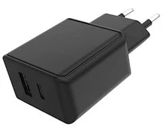 Grab 'n Go Grab ‘n Go – 20W USB-C + USB-A Wall Charger – Juodas
