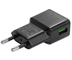 Grab 'n Go Grab ‘n Go – 2.4A/12W USB-A Fast Wall Charger – Juodas