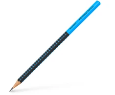 Grafitinis pieštukas Faber-Castell Grip 2001 Two Tone, mėlynos spalvos