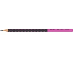 Grafitinis pieštukas Faber-Castell Grip 2001 Two Tone, rožinės spalvos