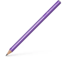 Grafitinis pieštukas Faber-Castell Jumbo Sparkle, violetinės spalvos
