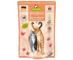 GranataPet DeliCATessen Veal and coney – šlapias kačių maistas – 85g