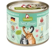 GRANATAPET DeliCATessen Venison and tuna – šlapias kačių maistas – 200g