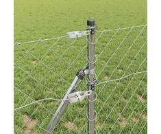 Tvorelės stulpas Sidabro 10 x 0,6 m (60 x 60 mm tinklelis)