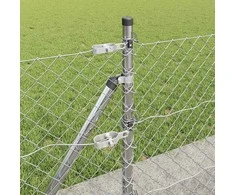 Tvorelės stulpas Sidabro 10 x 0,4 m (40 x 40 mm tinklas)