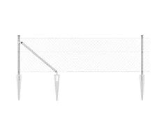 Tvorelės stulpas Sidabro 10 x 0,4 m (40 x 40 mm tinklas)