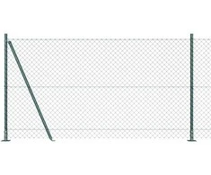 Tvorelės stulpas Žalia 10 x 1,2 m (40 x 40 mm tinklelis)