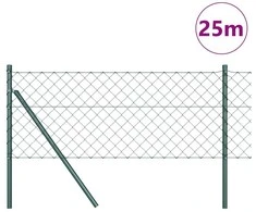 Grandinės tvoros tvirtinimas 25 x 0,4 m PVC dengtas plienas