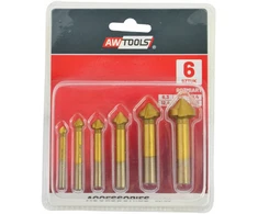 Grąžtas AW-Tools AWTOOLS KŪGINIS GILINTUVAS RINKINYS 6 vnt. 6,3-20,5