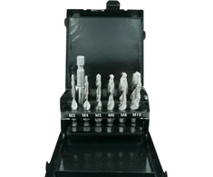 Grąžtas SILVER Sidabrinis Sidabrinis sriegimo grąžtų rinkinys M3-M10 7 vnt.
