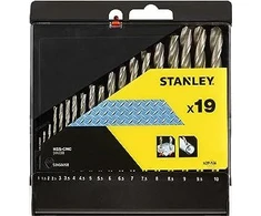 Grąžtas STANLEY GRAŽTŲ RINKINYS METALUI 19 vnt. 1-10 mm