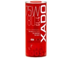Greičių dėžės tepalas XADO Atomic Oil 75W-80 GL 4 Raudona Boost, 1L