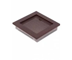 Grotelės židiniui HEARTH, vario spalvos, 170 x 170 mm