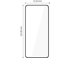GRŪDINTAS STIKLAS Tech-Protect GLASS FIT+ 2-PACK MOTOROLA MOTO G57 / G57 POWER / G67 POWER Juodas