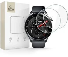 GRŪDINTAS STIKLAS Tech-Protect GLASS FIT+ 2-PACK XIAOMI WATCH S5 (46 MM) SKAIDRUS