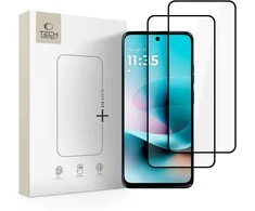 GRŪDINTAS STIKLAS Tech-Protect GLASS FIT+ 2-PACK MOTOROLA MOTO G57 / G57 POWER / G67 POWER Juodas