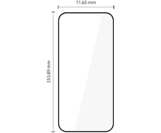 Grūdintas stiklas Tech-Protect Glass Fit+ 2 vnt. Xiaomi 17T juodos spalvos